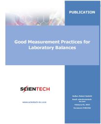 Good Measuring Practices for Laboratory Balances