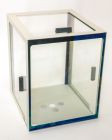 9.5" high, analytical glass windscreen with 3 doors. Easy entry to the weighing chamber through smooth-sliding glass doors. Reduced glare due to anti-reflective coating. All-glass panes reduce static electricity. Ideal for a busy laboratory setting. Made 