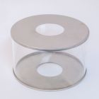 Draft Shield, 3.5" high x 6" dia. Circular draft shield (for balances with 4.5" dia. pans or less). Made in the USA by Scientech